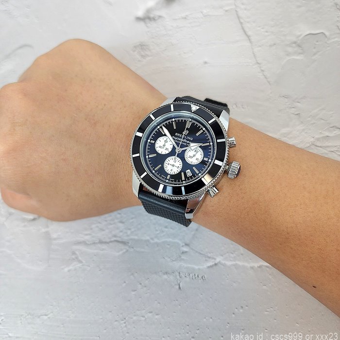 브라이틀링 슈퍼오션 헤리티지 블랙다이얼레플리카 미러급 SA급 S급 고퀄리티 시계 [남성] 16