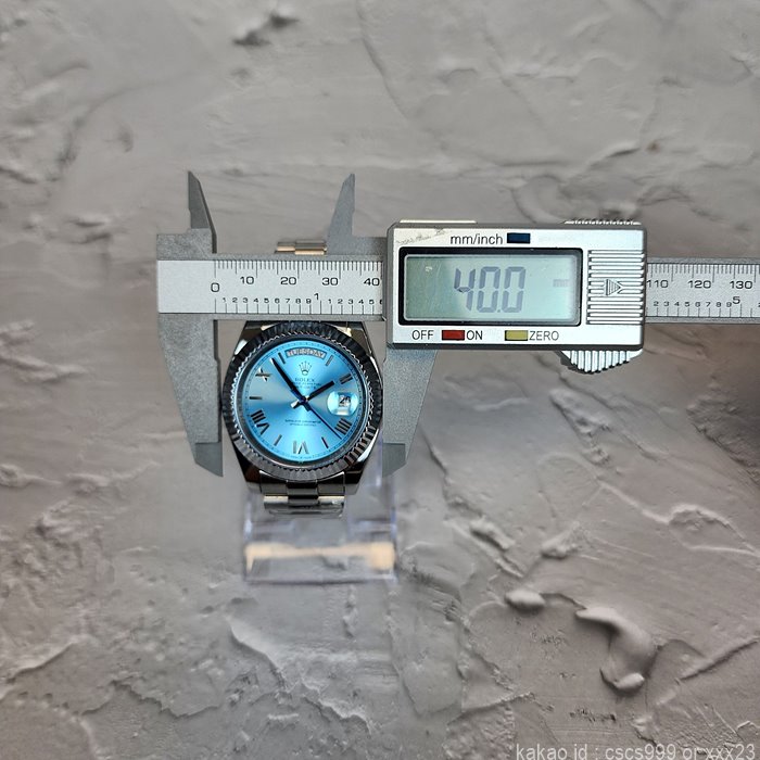 로렉스 데이데이트 아이스블루다이얼 레플리카 미러급 SA급 S급 고퀄리티 시계 [남성] - best 8