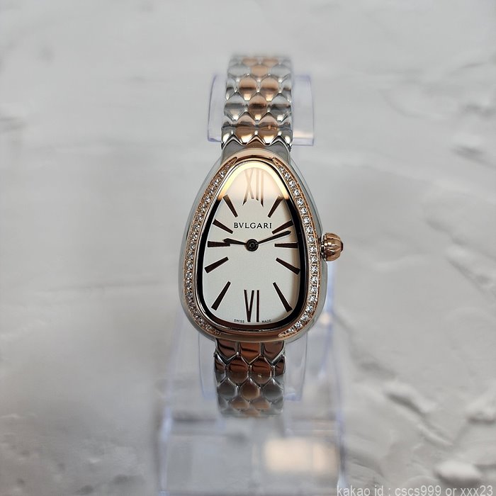 불가리 세르펜티 세두토리 워치 화이트다이얼 콤비 다이아레플리카 미러급 SA급 S급 고퀄리티 시계 [여성] 5