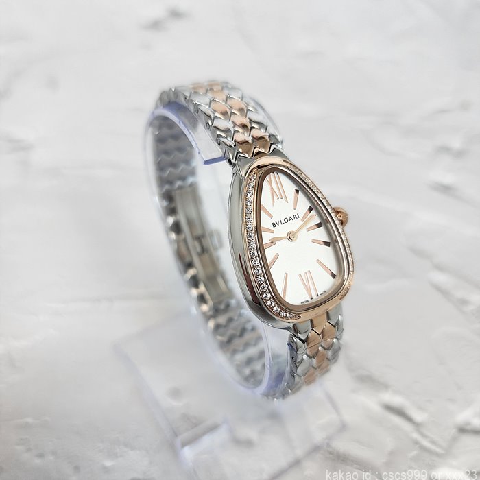 불가리 세르펜티 세두토리 워치 화이트다이얼 콤비 다이아레플리카 미러급 SA급 S급 고퀄리티 시계 [여성] 7