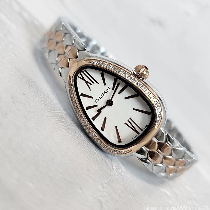 불가리 세르펜티 세두토리 워치 화이트다이얼 콤비 다이아레플리카 미러급 SA급 S급 고퀄리티 시계 [여성] 10