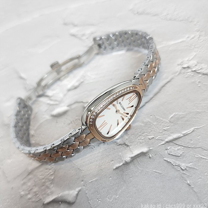 불가리 세르펜티 세두토리 워치 화이트다이얼 콤비 다이아레플리카 미러급 SA급 S급 고퀄리티 시계 [여성] 14