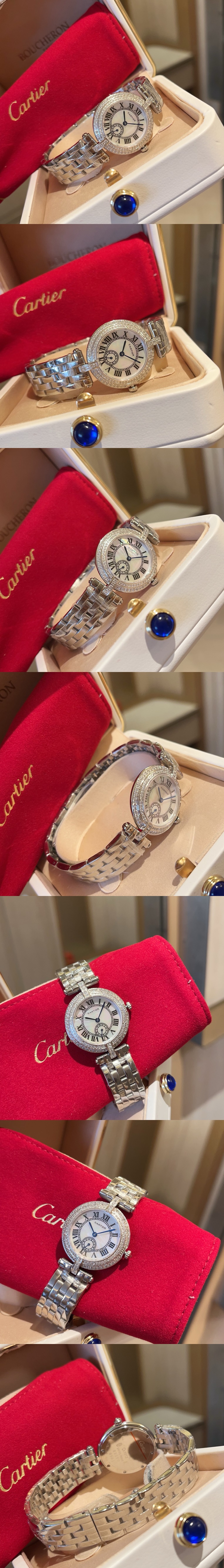 까르띠에 발롱블루 오토매틱 NH35타입 시계 (3 color) 레플리카 미러급 SA급 S급 고퀄리티 워치 [여성] 4