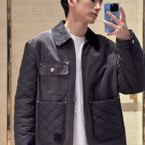 루이비통 LV 니고 이음 퀼팅 자켓 블랙 레플리카 미러급 SA급 S급 고퀄리티 하이엔드 최상급 의류 [남성여성공용]