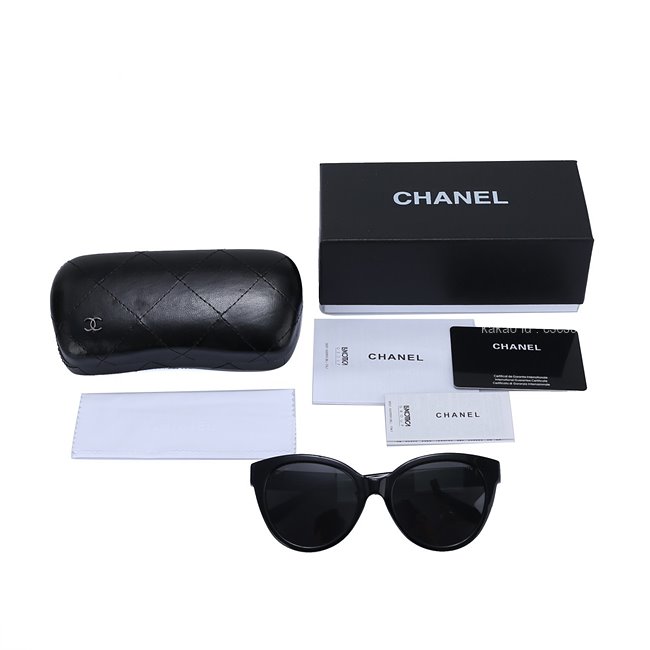 샤넬 로고 버터플라이 선글라스5414 블랙 레플리카 미러급 SA급 S급 고퀄리티 최상급 하이엔드 셀럽 선글라스 [여성] 4