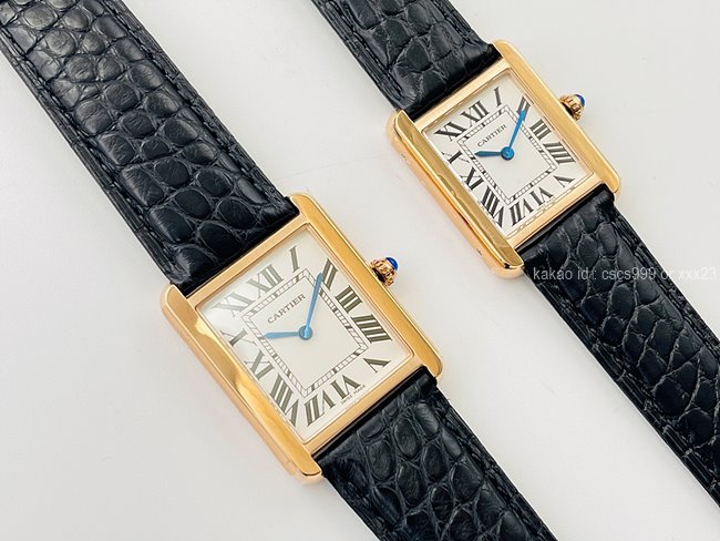 까르띠에 탱크 (3 size) 머스트 솔로 시계 레플리카 미러급 SA급 S급 고퀄리티 최상급 하이엔드 워치 [남성여성공용] 10