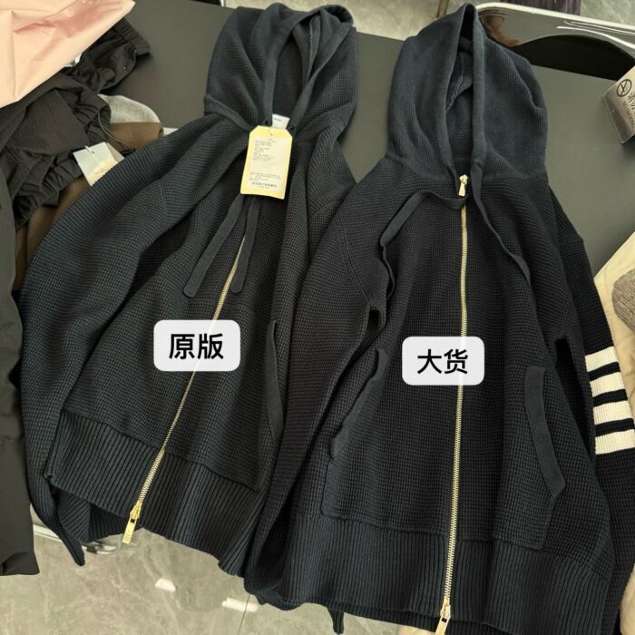 톰브라운 와블 사선 지퍼 후드집업 네이비 레플리카 미러급 SA급 S급 고퀄리티 하이엔드 최상급 의류 [여성] 3