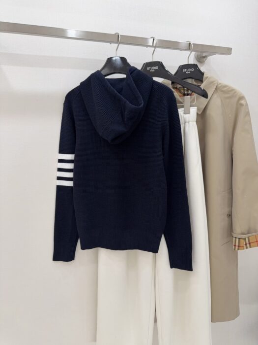 톰브라운 와블 사선 지퍼 후드집업 네이비 레플리카 미러급 SA급 S급 고퀄리티 하이엔드 최상급 의류 [여성] 10