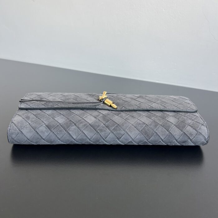 보테가베네타 안디아모 클러치 741511 그레이 스웨이드 레플리카 미러급 SA급 S급 고퀄리티 최상급 하이엔드 가방 [여성] 5