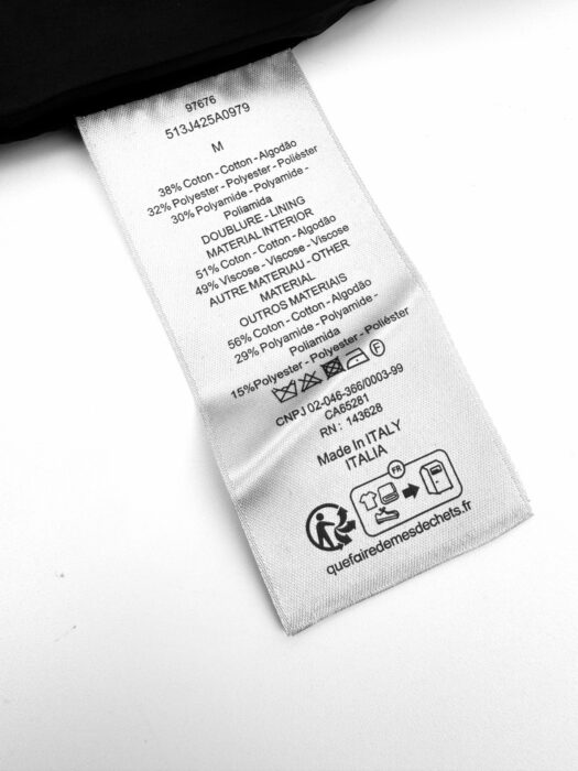 디올 소매 블랙 오블리크 지퍼 자켓 블랙 레플리카 미러급 SA급 S급 고퀄리티 하이엔드 최상급 의류 [남성여성공용] 11