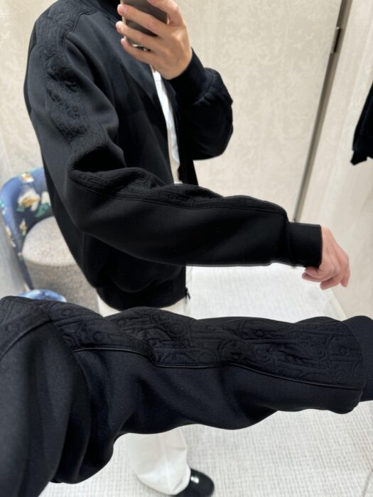 디올 소매 블랙 오블리크 지퍼 자켓 블랙 레플리카 미러급 SA급 S급 고퀄리티 하이엔드 최상급 의류 [남성여성공용] 2