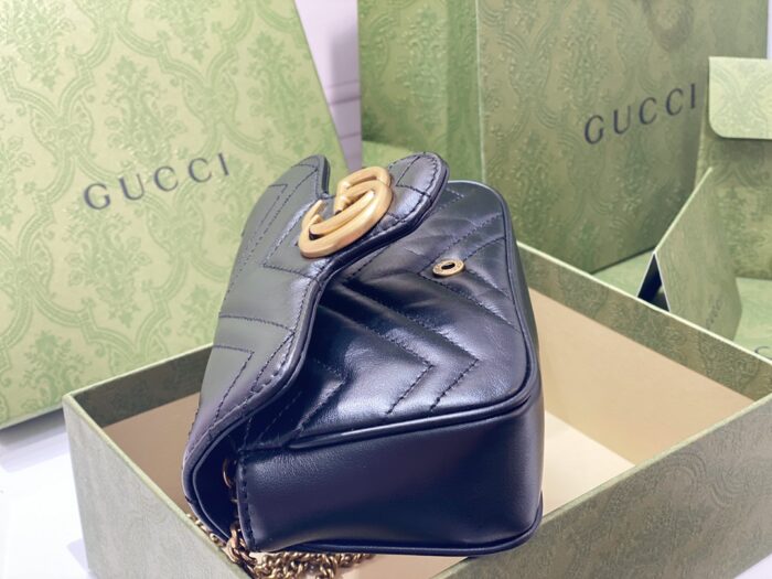 구찌 GG 마몽 마틀라세 슈퍼 미니백 블랙 476433 레플리카 미러급 SA급 S급 고퀄리티 최상급 하이엔드 가방 [여성] 5