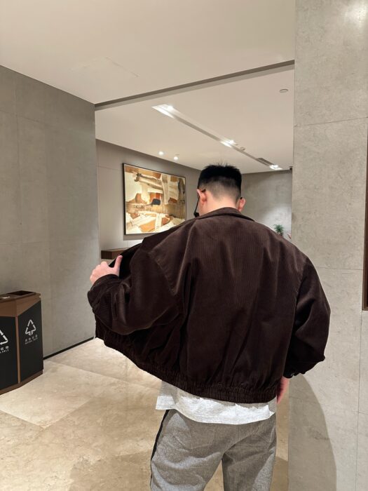 미우미우 코듀로이 블루종 자켓 코코아 브라운 레플리카 미러급 SA급 S급 고퀄리티 하이엔드 최상급 의류 [남성여성공용] 2