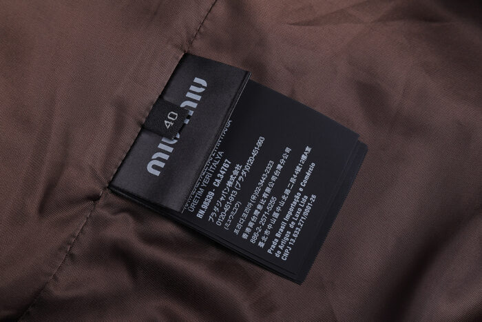 미우미우 코듀로이 블루종 자켓 코코아 브라운 레플리카 미러급 SA급 S급 고퀄리티 하이엔드 최상급 의류 [남성여성공용] 12