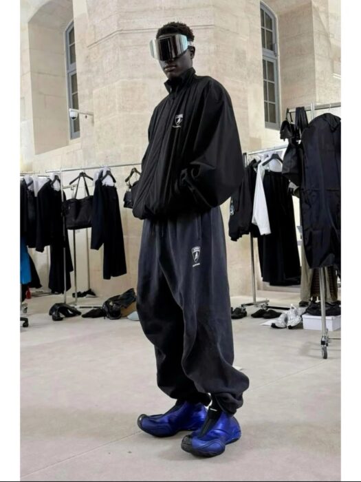 발렌시아가 람보르기니 로고 팬츠 블랙 레플리카 미러급 SA급 S급 고퀄리티 하이엔드 최상급 의류 [남성여성공용] 2