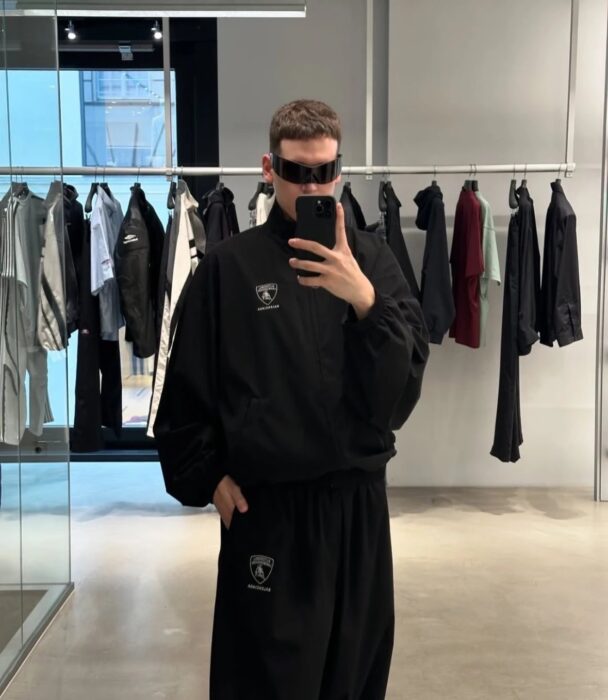 발렌시아가 람보르기니 로고 팬츠 블랙 레플리카 미러급 SA급 S급 고퀄리티 하이엔드 최상급 의류 [남성여성공용] 3