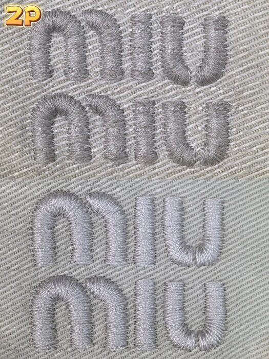 미우미우 모노그램 자수 캔버스 버킷백 (3 color) 레플리카 미러급 SA급 S급 고퀄리티 최상급 하이엔드 가방 [여성] 10