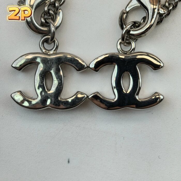 샤넬 화이트 CC로고 목걸이 실버 레플리카 미러급 SA급 S급 고퀄리티 최상급 하이엔드 악세사리 [남성여성공용] 4