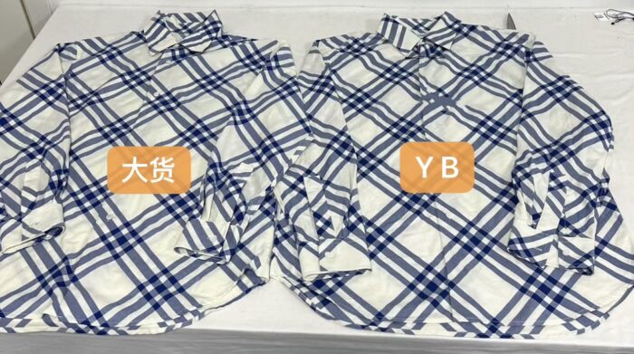 버버리 블루 체크 긴팔 셔츠 화이트 블루 레플리카 미러급 SA급 S급 고퀄리티 하이엔드 최상급 의류 [남성여성공용] 3