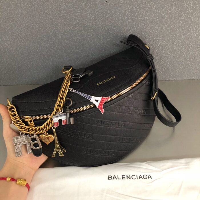 발렌시아가 수비니어 XS 여성 백 참 벨트백 크로스백 블랙 레플리카 미러급 SA급 S급 고퀄리티 최상급 하이엔드 가방 [여성] 5