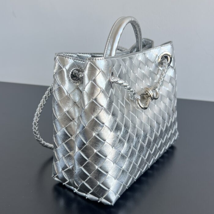 보테가베네타 스몰 안디아모 743568 실버 레플리카 미러급 SA급 S급 고퀄리티 최상급 하이엔드 가방 [여성] 4