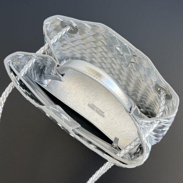 보테가베네타 스몰 안디아모 743568 실버 레플리카 미러급 SA급 S급 고퀄리티 최상급 하이엔드 가방 [여성] 3