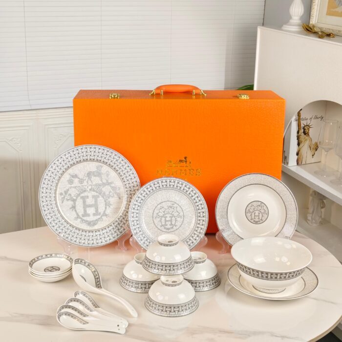 에르메스 H 모자이크 식기 세트 라이트 그레이 22개 레플리카 미러급 SA급 S급 고퀄리티 최상급 하이엔드 악세사리 [남성여성공용] 2