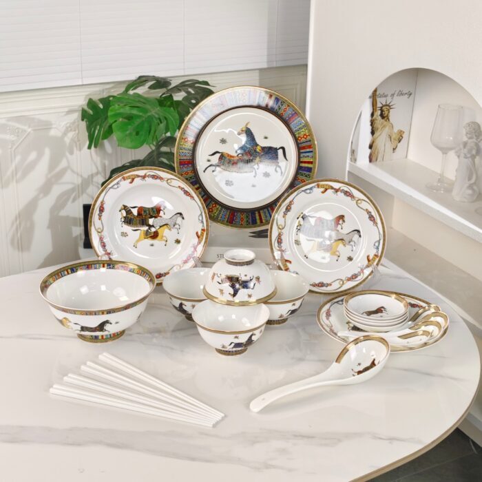 에르메스 군마 식기 테이블웨어 세트 22개 레플리카 미러급 SA급 S급 고퀄리티 최상급 하이엔드 악세사리 [남성여성공용] 3