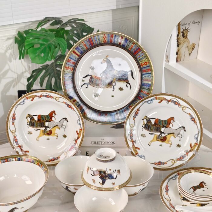 에르메스 군마 식기 테이블웨어 세트 22개 레플리카 미러급 SA급 S급 고퀄리티 최상급 하이엔드 악세사리 [남성여성공용] 4