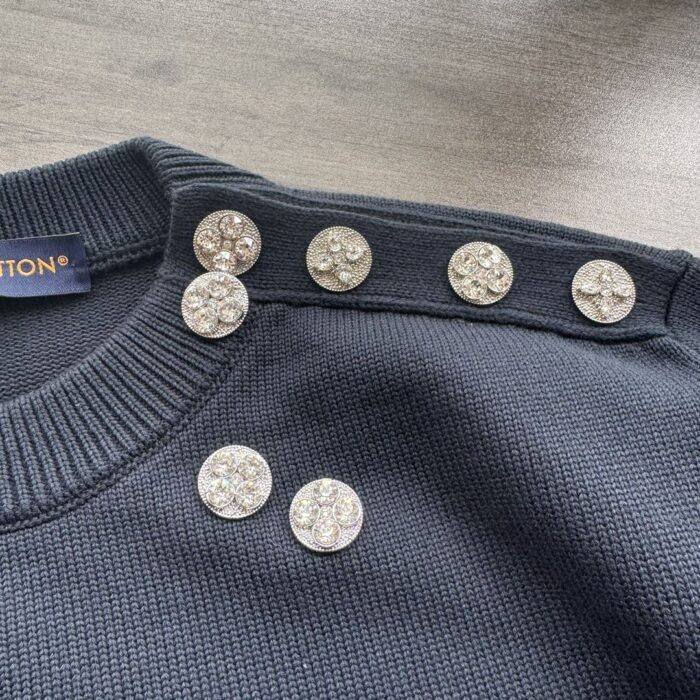 루이비통 어깨 단추 니트 네이비 레플리카 미러급 SA급 S급 고퀄리티 하이엔드 최상급 의류 [남성여성공용] 8