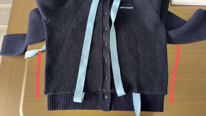 ANN ANDELMAN 양털 나비매듭 니트 카라티 네이비 레플리카 미러급 SA급 S급 고퀄리티 하이엔드 최상급 의류 [여성] 8