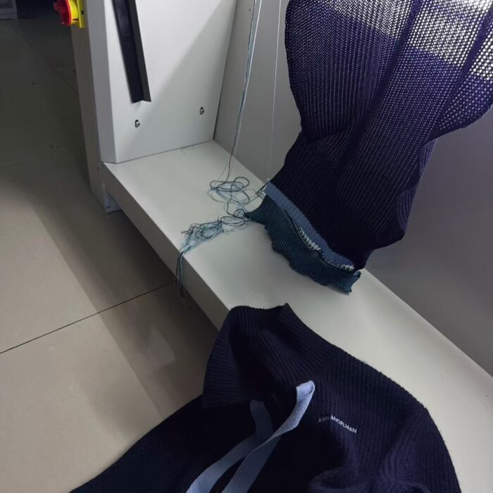 ANN ANDELMAN 양털 나비매듭 니트 카라티 네이비 레플리카 미러급 SA급 S급 고퀄리티 하이엔드 최상급 의류 [여성] 11