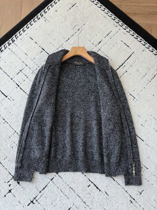 로로피아나 양털 단색 지퍼 가디건 다크 그레이 레플리카 미러급 SA급 S급 고퀄리티 하이엔드 최상급 의류 [남성여성공용] 5