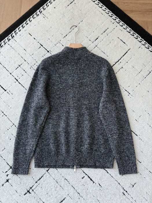 로로피아나 양털 단색 지퍼 가디건 다크 그레이 레플리카 미러급 SA급 S급 고퀄리티 하이엔드 최상급 의류 [남성여성공용] 4