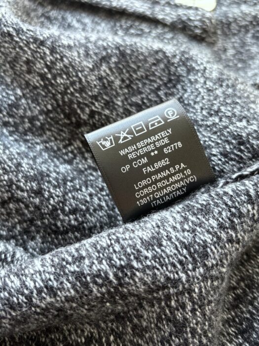 로로피아나 양털 단색 지퍼 가디건 다크 그레이 레플리카 미러급 SA급 S급 고퀄리티 하이엔드 최상급 의류 [남성여성공용] 15
