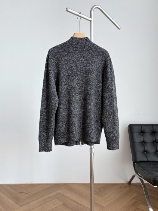 로로피아나 양털 단색 지퍼 가디건 다크 그레이 레플리카 미러급 SA급 S급 고퀄리티 하이엔드 최상급 의류 [남성여성공용] 12