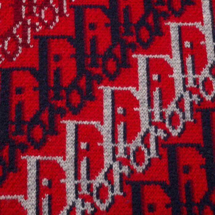 디올 배색 오블리크 자카드 니트 레드 레플리카 미러급 SA급 S급 고퀄리티 하이엔드 최상급 의류 [남성여성공용] 8