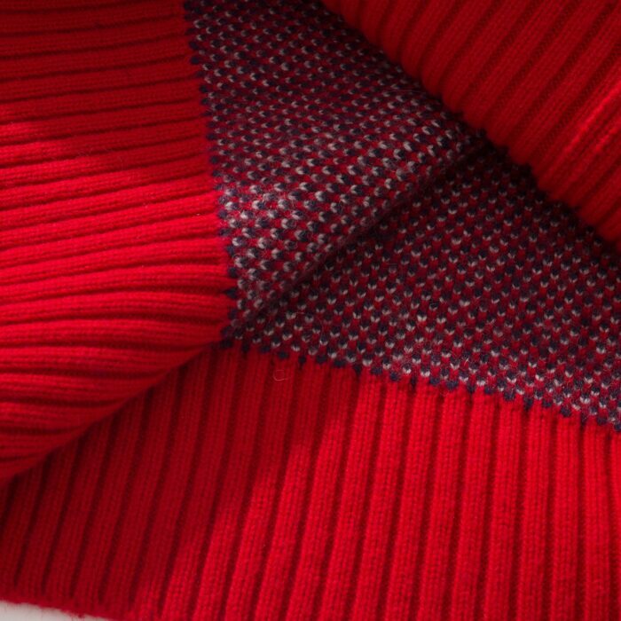 디올 배색 오블리크 자카드 니트 레드 레플리카 미러급 SA급 S급 고퀄리티 하이엔드 최상급 의류 [남성여성공용] 9