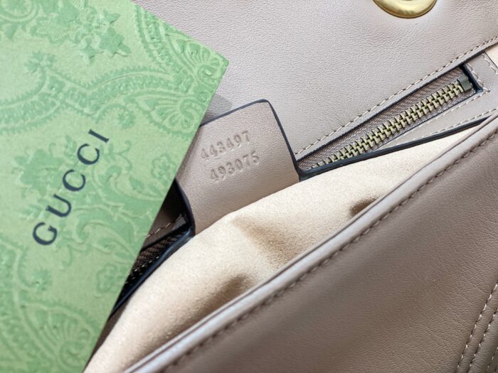 구찌 GG 마몽 마틀라세 숄더백 443497 라이트 갈색 레플리카 미러급 SA급 S급 고퀄리티 최상급 하이엔드 가방 [여성] 9