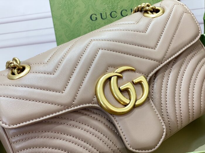 구찌 GG 마몽 마틀라세 숄더백 443497 라이트 갈색 레플리카 미러급 SA급 S급 고퀄리티 최상급 하이엔드 가방 [여성] 6