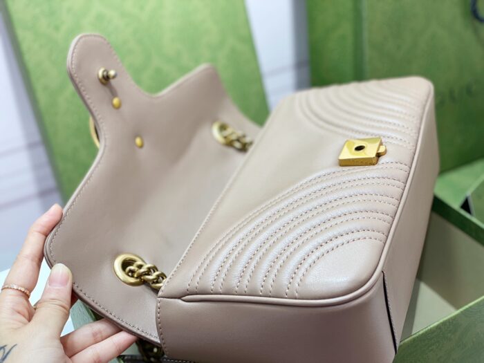 구찌 GG 마몽 마틀라세 숄더백 443497 라이트 갈색 레플리카 미러급 SA급 S급 고퀄리티 최상급 하이엔드 가방 [여성] 7