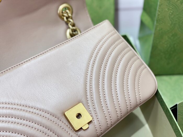 구찌 GG 마몽 마틀라세 숄더백 443497 라이트 갈색 레플리카 미러급 SA급 S급 고퀄리티 최상급 하이엔드 가방 [여성] 8