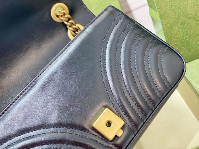 구찌 GG 마몽 마틀라세 숄더백 443497 블랙 레플리카 미러급 SA급 S급 고퀄리티 최상급 하이엔드 가방 [여성] 8