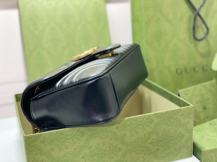 구찌 GG 마몽 마틀라세 숄더백 443497 블랙 레플리카 미러급 SA급 S급 고퀄리티 최상급 하이엔드 가방 [여성] 6