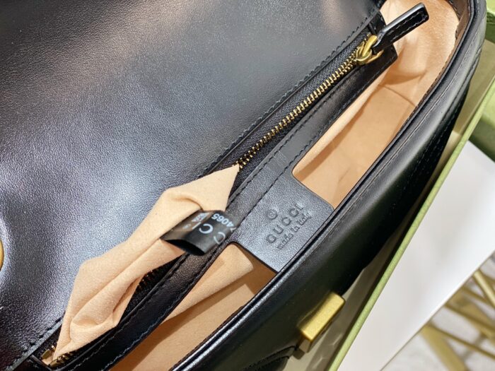 구찌 GG 마몽 마틀라세 숄더백 443497 블랙 레플리카 미러급 SA급 S급 고퀄리티 최상급 하이엔드 가방 [여성] 3