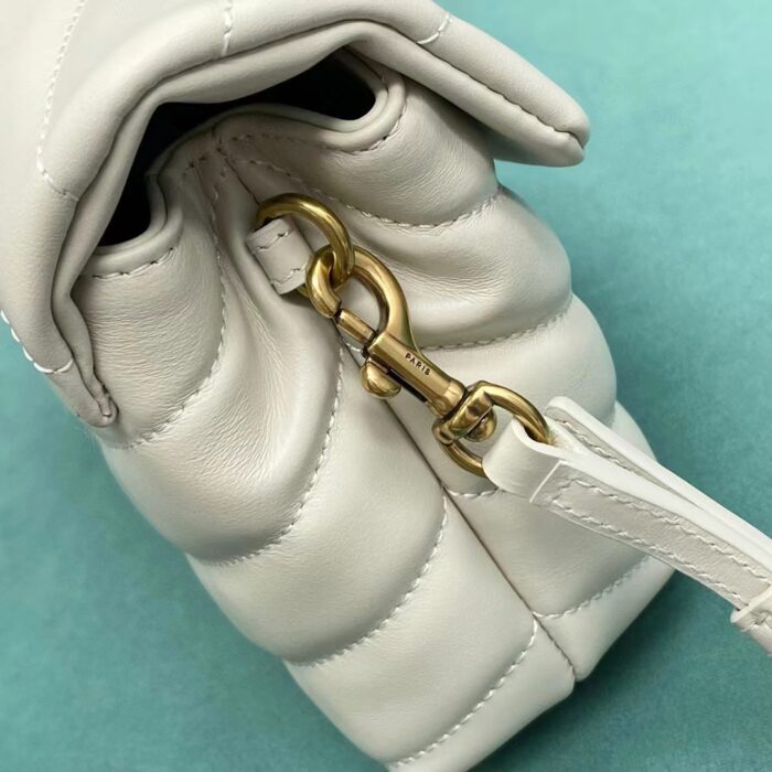 생로랑 루루 미니 숄더백 467072 화이트 금장 레플리카 미러급 SA급 S급 고퀄리티 최상급 하이엔드 가방 [여성] 6
