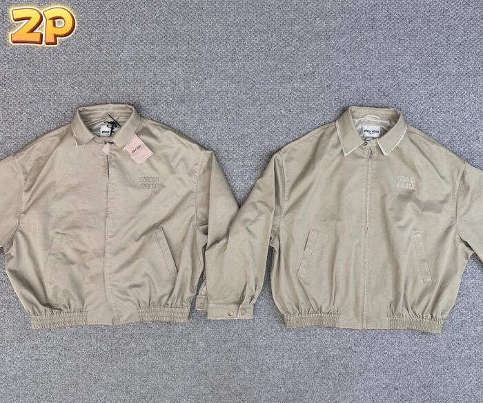 미우미우 모노그램 대미지 자켓 카키 레플리카 미러급 SA급 S급 고퀄리티 하이엔드 최상급 의류 [남성여성공용] 6