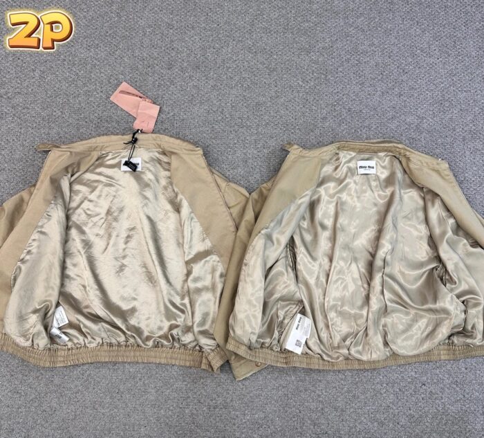 미우미우 모노그램 대미지 자켓 카키 레플리카 미러급 SA급 S급 고퀄리티 하이엔드 최상급 의류 [남성여성공용] 11