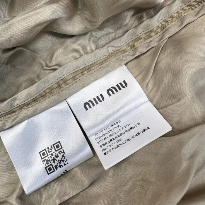 미우미우 모노그램 대미지 자켓 카키 레플리카 미러급 SA급 S급 고퀄리티 하이엔드 최상급 의류 [남성여성공용] 21