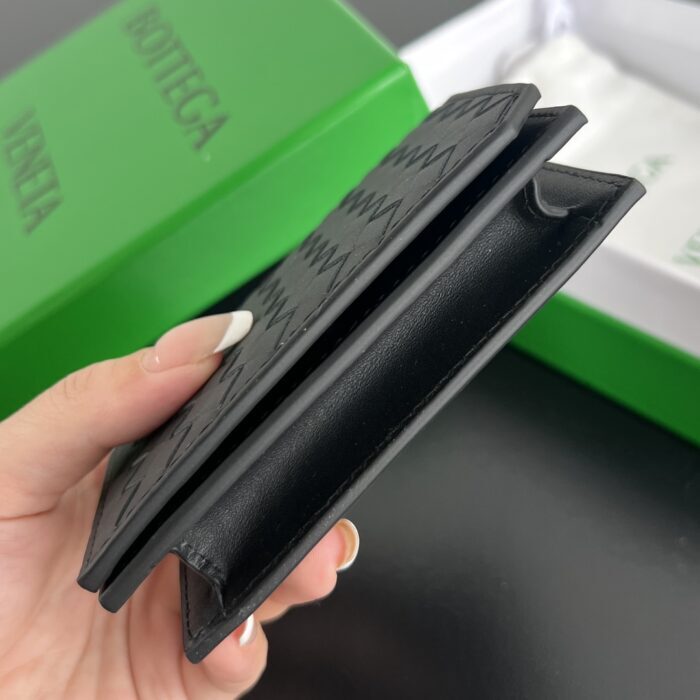 보테가베네타 인트레치아토 피콜로 명함지갑 805825 블랙 레플리카 미러급 SA급 S급 고퀄리티 최상급 하이엔드 지갑 [남성여성공용] 5
